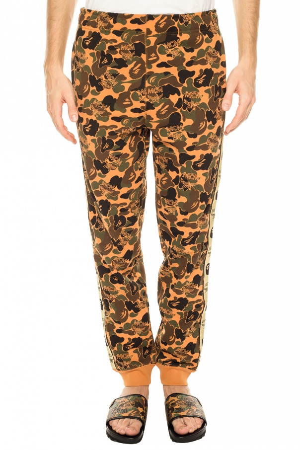 MCM X BAPE Sweatpants with logo | Men's Clothing | Vitkac